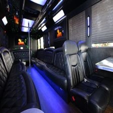 Austin party bus package—15 passengers for 5 hours, includes 2 entertainers